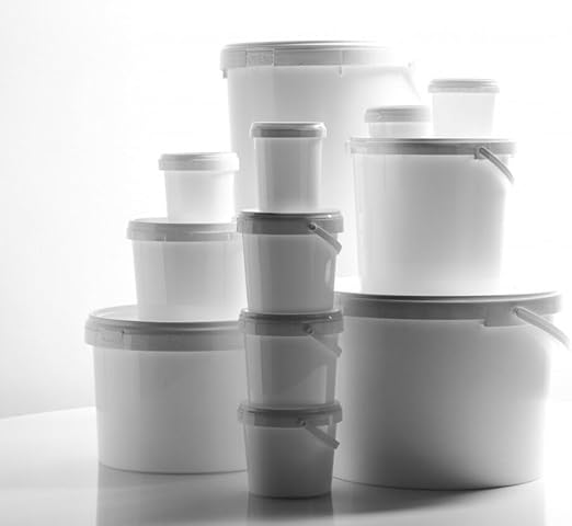 Plastic Ink Containers - White