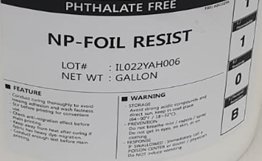 Foil Resist Additive
